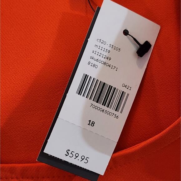 Lane Bryant peplum babydoll blouse plus‎ size 18 2X new!!! - Picture 6 of 7